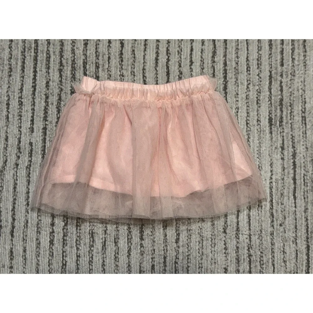 Carter's Baby Girl Tutu Skirt 6 Months Pink Tulle Elastic Waist